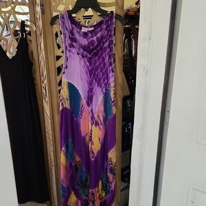 💚Colorful Sleeveless Midi Dress💚